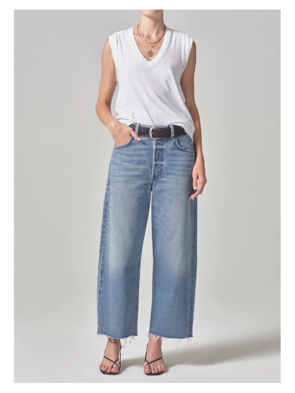 Citizens of Humanity Ayla Raw Hem Crop 25
